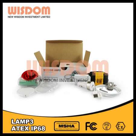 High Power LED Mining Cap Lamp, Explosion-Proof Headlamp